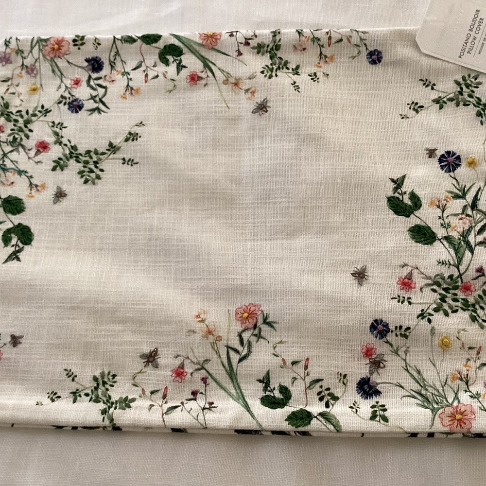 Pottery Barn Monique Lhuillier Positano Boudoir Lumbar Pillow Cover NWT